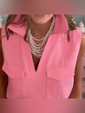 NWT WHITE GRADIENT LAYER BEADED CROCHET COLLAR NECKLACE A LUMINOUS STATEMENT